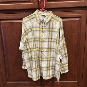 NWOT asos raglan sleeve button down sz 8